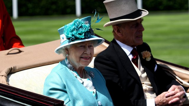 The Queen and Prince Philip at Royal Ascot