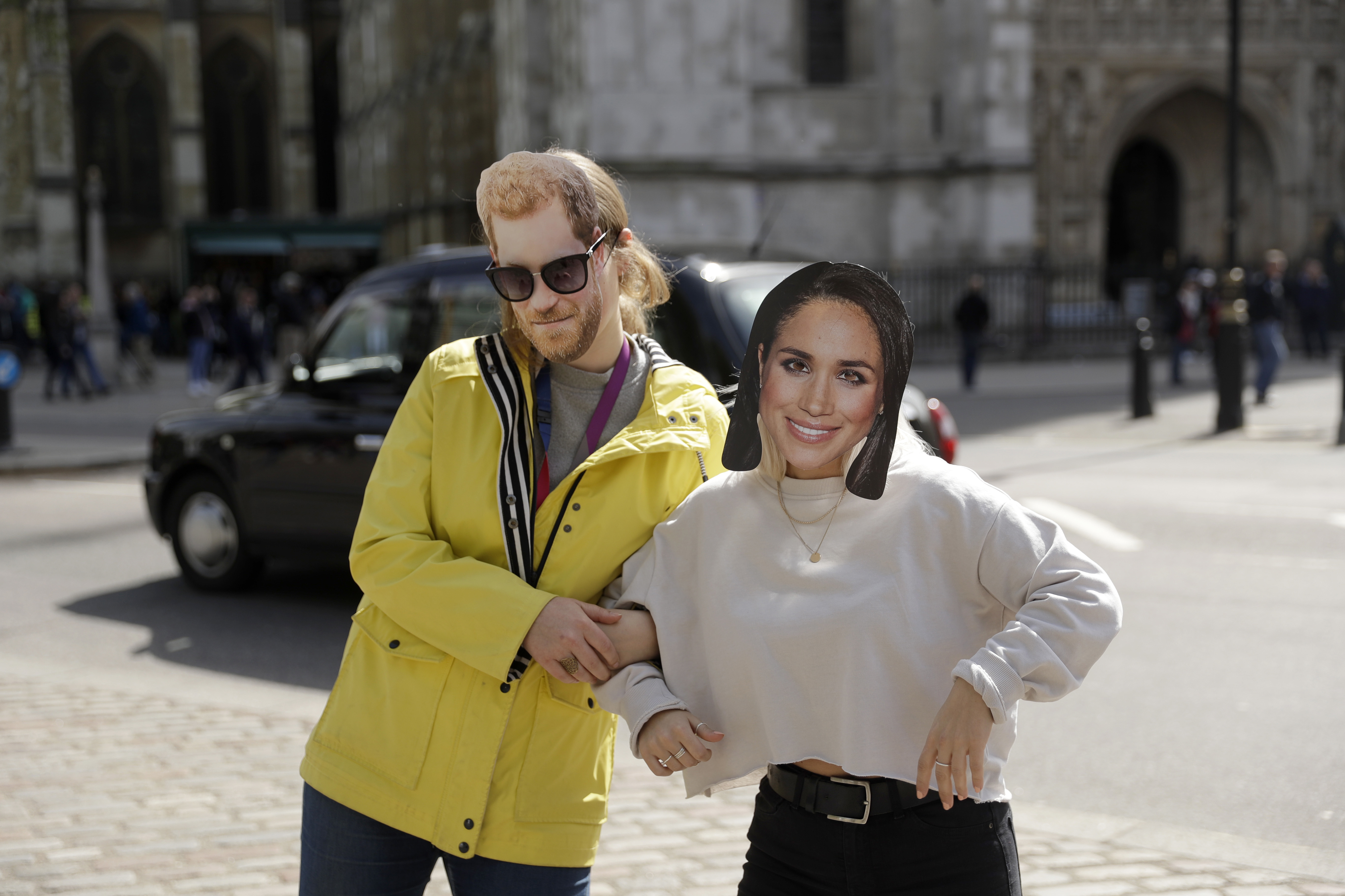 Harry and Meghan masks