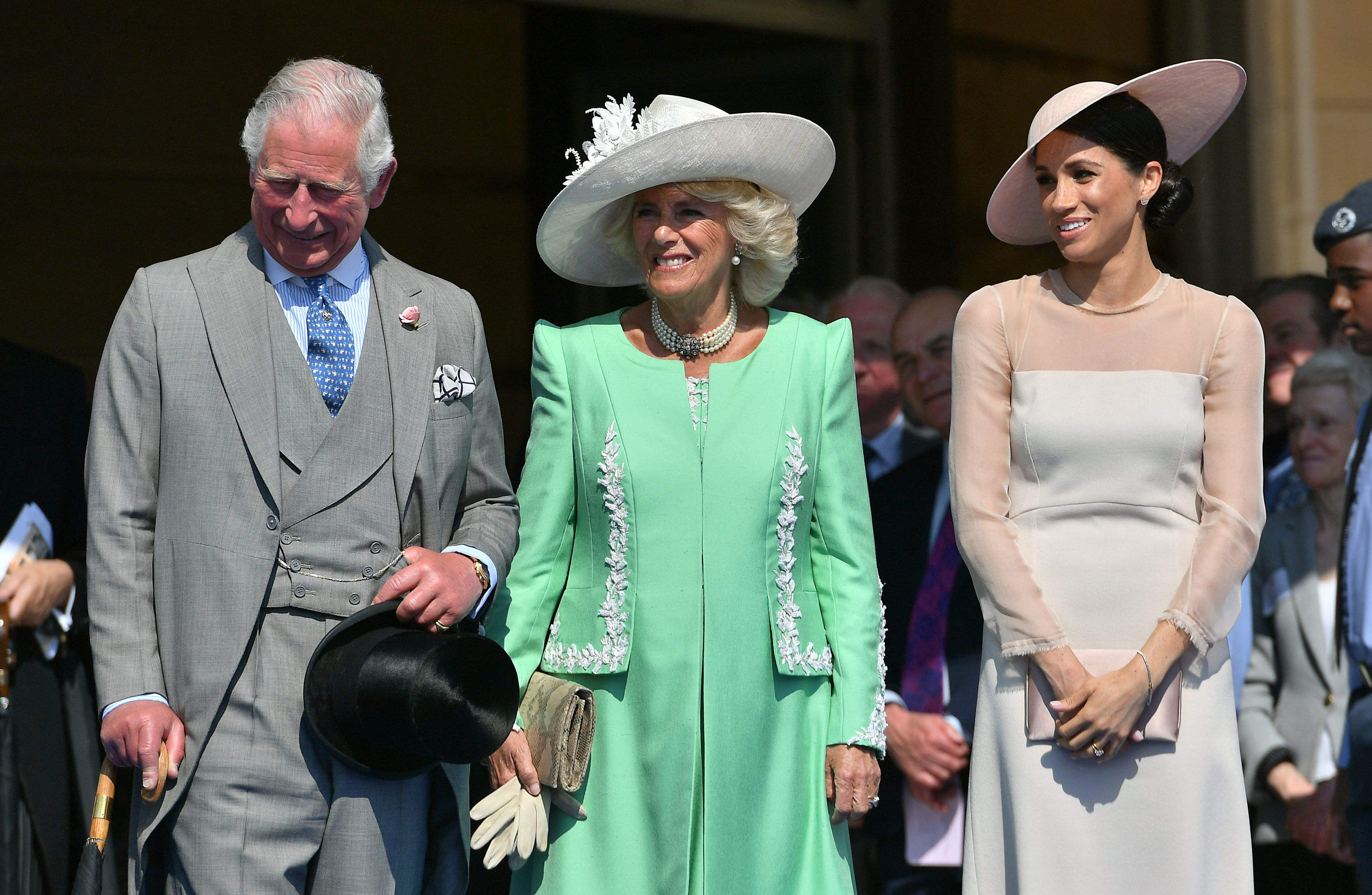 Harry and Meghan at Charles' birthday celebrations