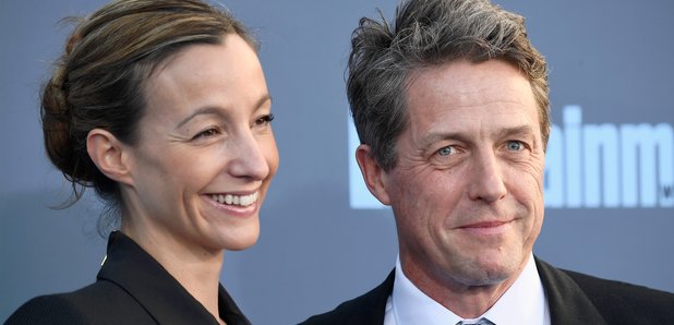 Hugh Grant and Anna Eberstein