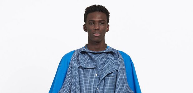 new balenciaga double shirt