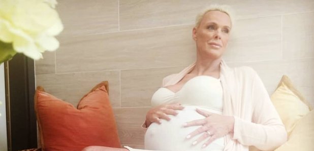 Brigitte Nielsen pregnant