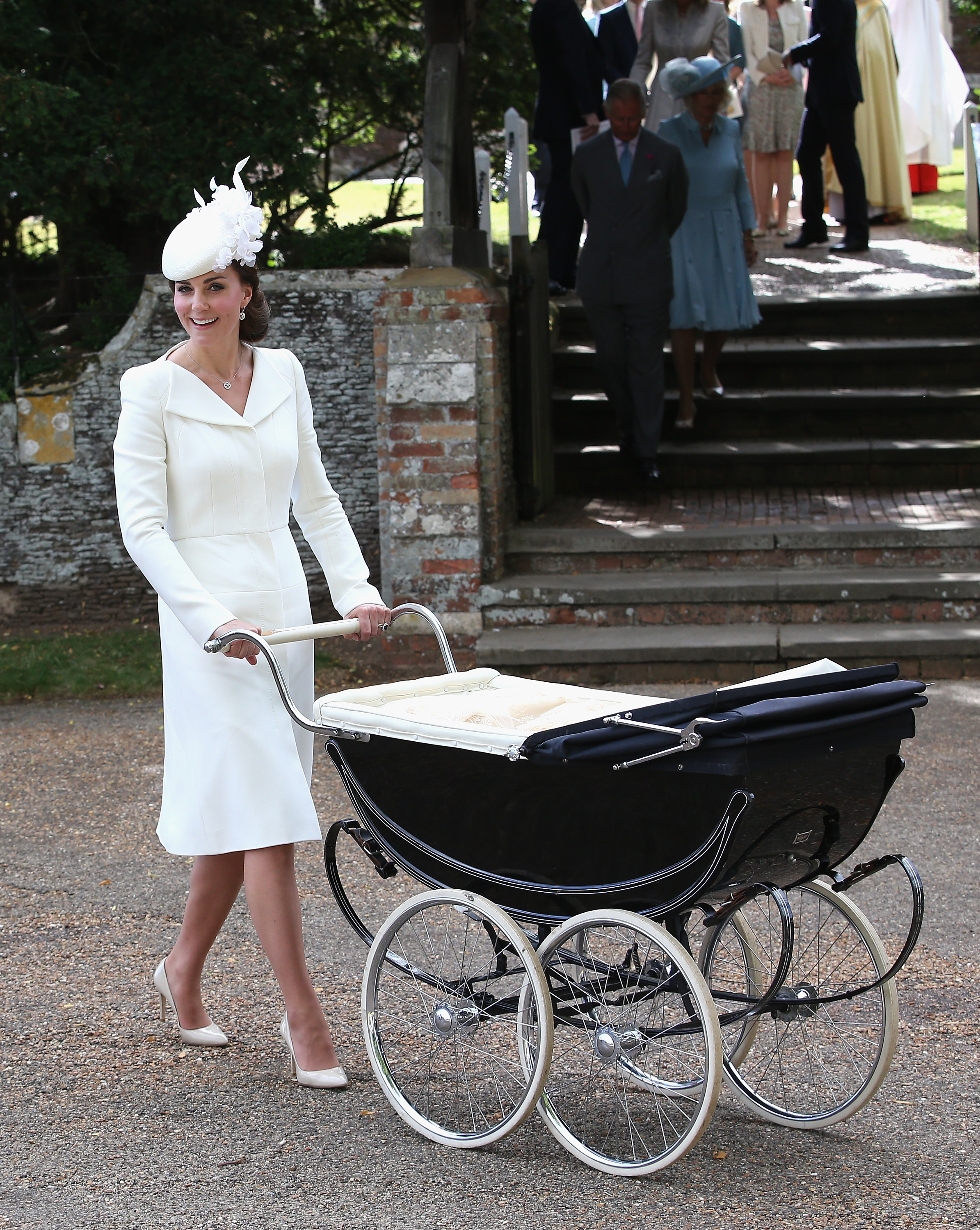 Kate Middleton at Charlotte's christening