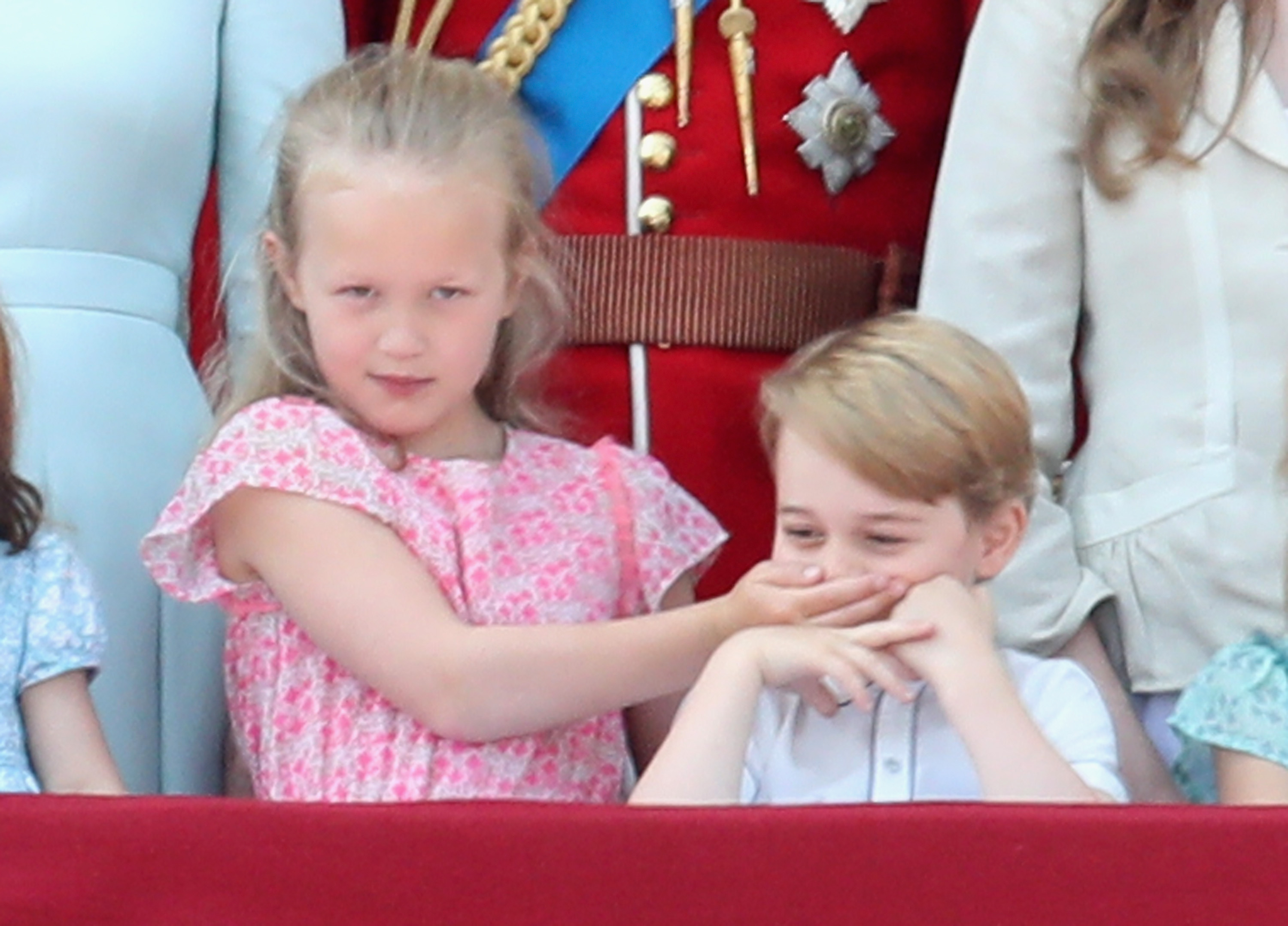 Prince George and Savannah Philips