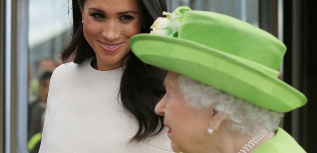 The Queen and Meghan Markle visit Cheshire