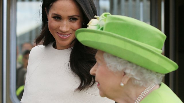 The Queen and Meghan Markle visit Cheshire