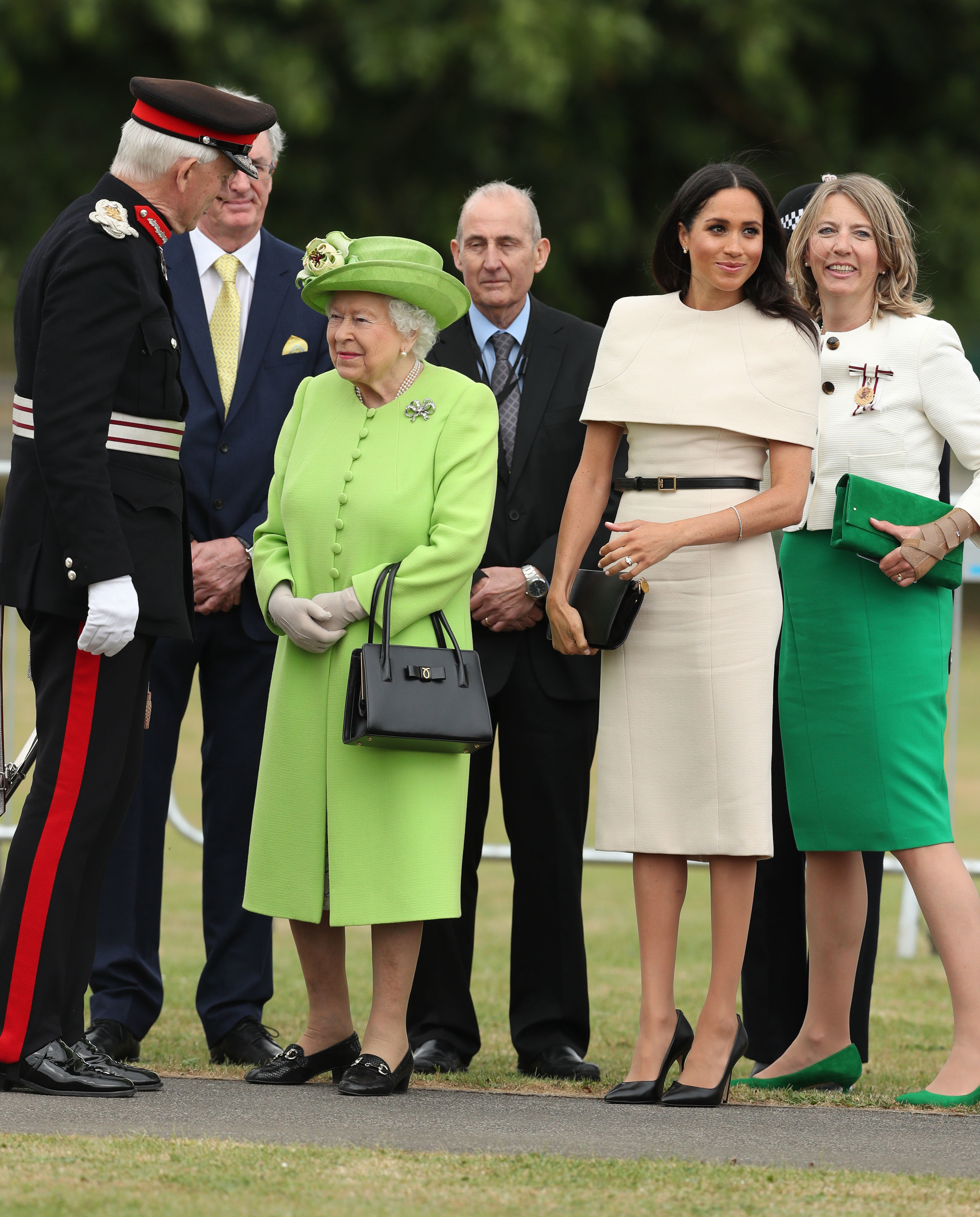 The Queen and Meghan Markle visit Cheshire