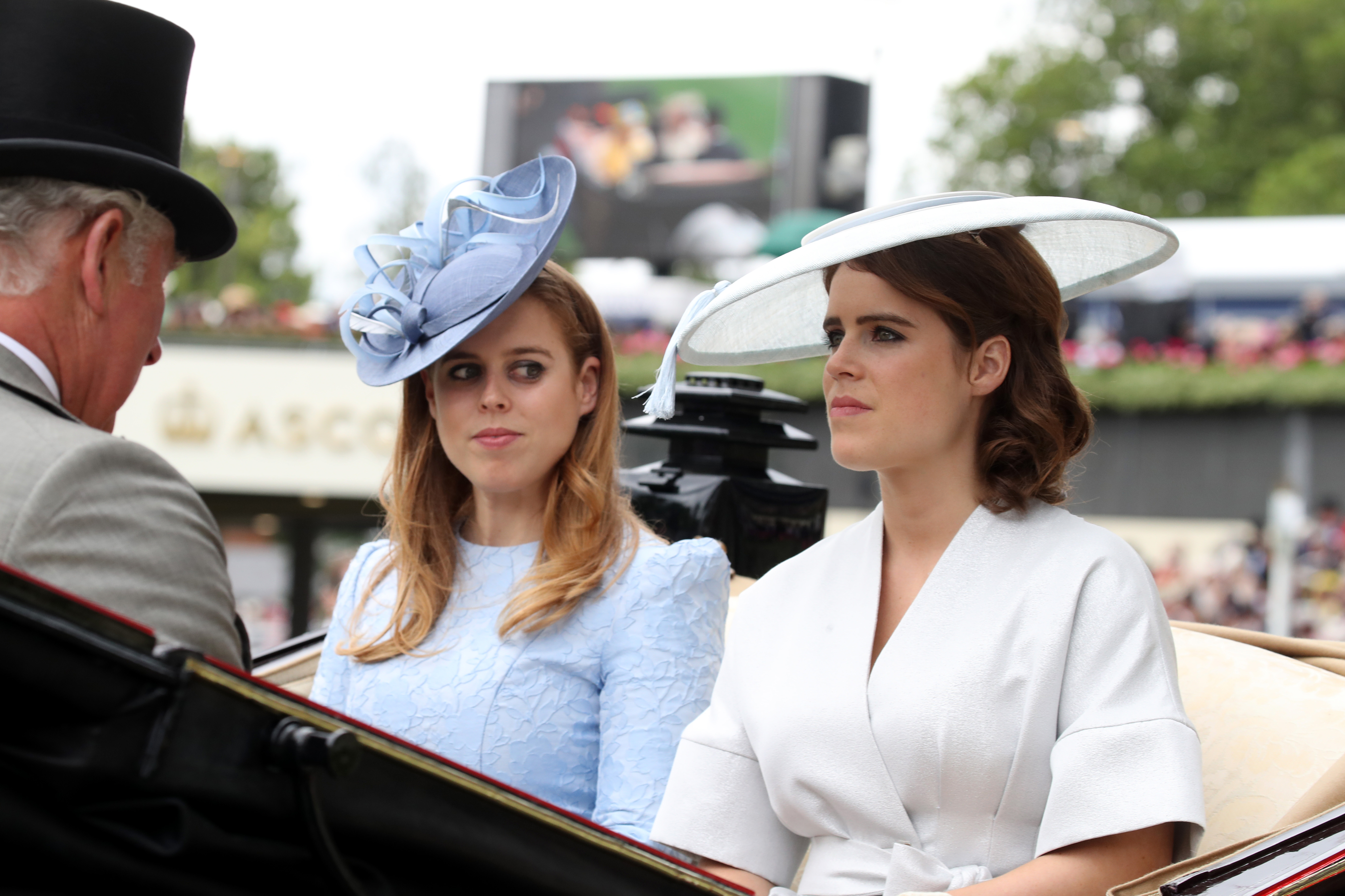 Princess Beatrice and Eugenie at Royal Ascot 2018