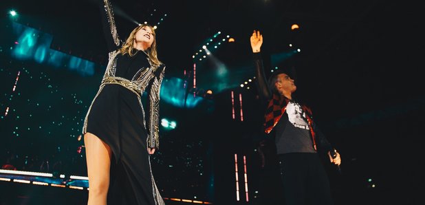 Robbie Williams and Taylor Swift