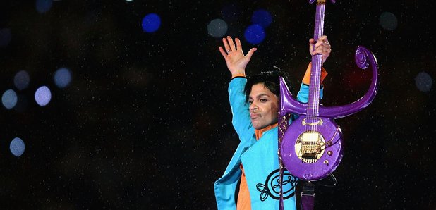 Prince at the Super Bowl in 2007